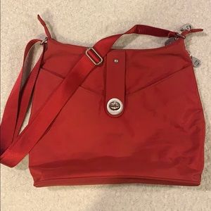 Baggallini Red Crossbody Bag with Adjustable Strap